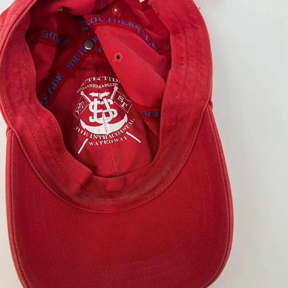 Southern Tide Nautical Flag Hat – Varsity Red